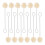 100 Pcs Wool Ball Applicator For Craft Dyeing 6