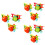 9 Pcs Rotary Tumbling Airplane Clockwork Toy For Kids 6