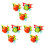 9 Pcs Rotary Tumbling Airplane Clockwork Toy For Kids 2