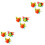 9 Pcs Rotary Tumbling Airplane Clockwork Toy For Kids 5