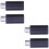 4 Pcs 8-Pin Female Micro Usb Converter Cable For Smartphone Tablet 6