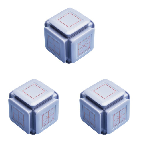3Pcs Kids Educational Six-Side Stamper For Early Learning 1