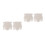 4 Pcs Diy Ceramic Flowerpots Paintable Graffiti Planters For Kids 8