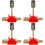 4Pcs Wooden Toy Train Accessory Railway Roadblock 7