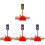4Pcs Wooden Toy Train Accessory Railway Roadblock 4