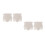 4 Pcs Diy Ceramic Flowerpots Paintable Graffiti Planters For Kids 4