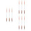 9 Pcs  -End Eyeshadow Brushes Heart Shaped Silicone Eyeshadow Brushes 3