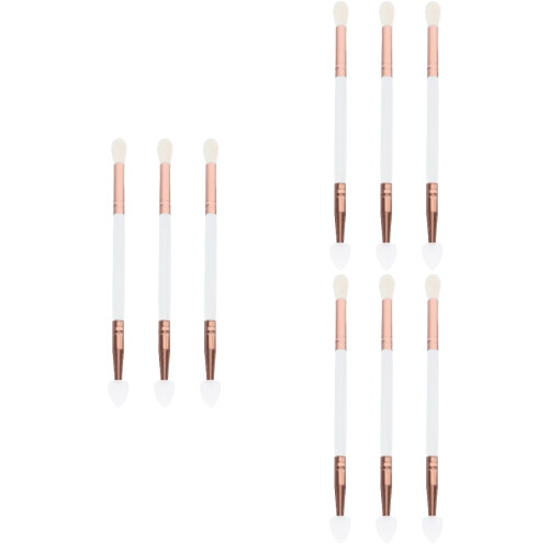 9 Pcs  -End Eyeshadow Brushes Heart Shaped Silicone Eyeshadow Brushes 2