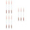 9 Pcs  -End Eyeshadow Brushes Heart Shaped Silicone Eyeshadow Brushes 5