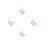 4 Sets Acrylic Transparent Eyebrow Ruler For Brow Mapping And Shaping 7
