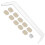 4 Sets Acrylic Transparent Eyebrow Ruler For Brow Mapping And Shaping 3