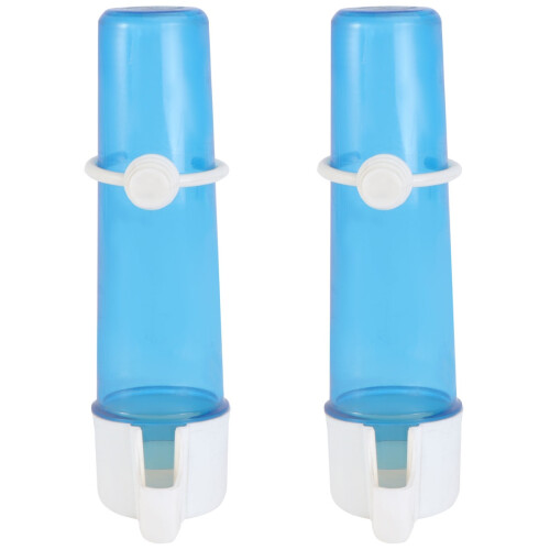 2Pcs Practical Plastic Bird Water Dispenser Automatic Design 2