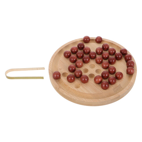 3 Sets Educational Bamboo Chess Toy For Kids Single Player Game 2