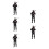 5Pcs Miniature Resin Policeman Figures For Micro Landscape Decor 10