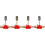 4Pcs Wooden Toy Train Accessory Railway Roadblock 6
