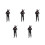 5Pcs Miniature Resin Policeman Figures For Micro Landscape Decor 7