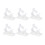 40 Pcs Adjustable Self Adhesive Cable Clips For Wire Management White Xxl 1