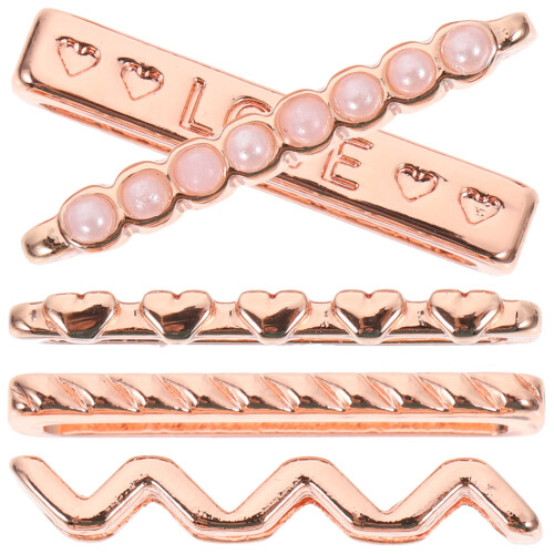 15 Pcs Strap Decorative Ring Belt Zinc Alloy Accessories