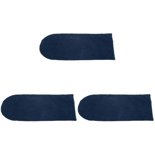 3 Pcs Violin Anti-Dust Cover Suede Protector Dark Blue 2
