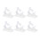 40 Pcs Adjustable Self Adhesive Cable Clips For Wire Management White Xxl 7