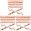 15 Pcs Strap Decorative Ring Belt Zinc Alloy Accessories 4