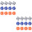 24 Pcs Replacement Foosball Table Balls For Tabletop Soccer Game 8