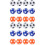 24 Pcs Replacement Foosball Table Balls For Tabletop Soccer Game 7