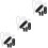 3pcs Kazoo Abs Black Major Flute 7