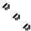 3pcs Kazoo Abs Black Major Flute 11