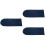 3 Pcs Violin Anti-Dust Cover Suede Protector Dark Blue 7