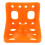 2Pcs Orange Cattle Sheep Fodder Feeder Container for Nutrition Blocks 5