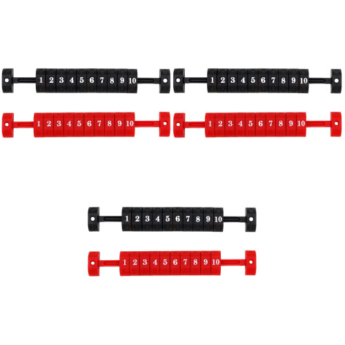 6 Pcs Foosball Score Counters Multifunctional Scorekeeper Bars 2