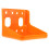 2Pcs Orange Cattle Sheep Fodder Feeder Container for Nutrition Blocks 7