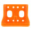 2Pcs Orange Cattle Sheep Fodder Feeder Container for Nutrition Blocks 3