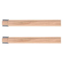 4 Pcs Wood Drawer Slides: Center Mount Replacement Rails For Furniture