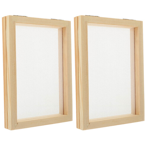 6 Pcs Paper Making Frame Diy Wood 1
