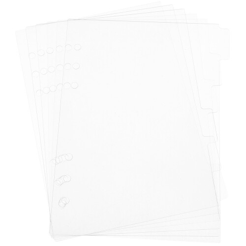 30 Pcs Acrylic Transparent Notebook Cover For Diy Journal Planner 2