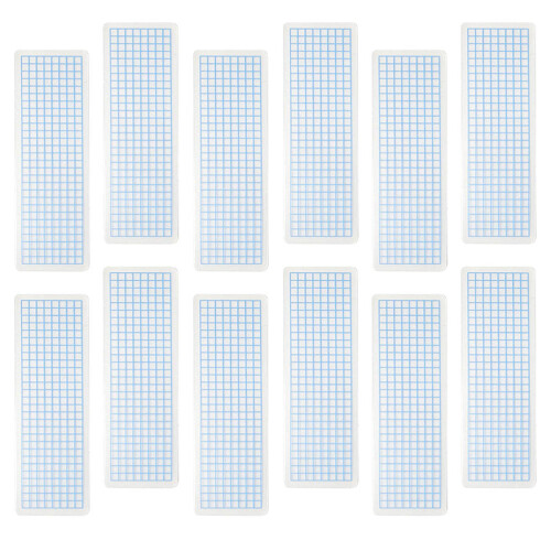 120 Pcs Washi Tape Sample Boards Plastic Cards