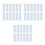 120 Pcs Washi Tape Sample Boards Plastic Cards 4
