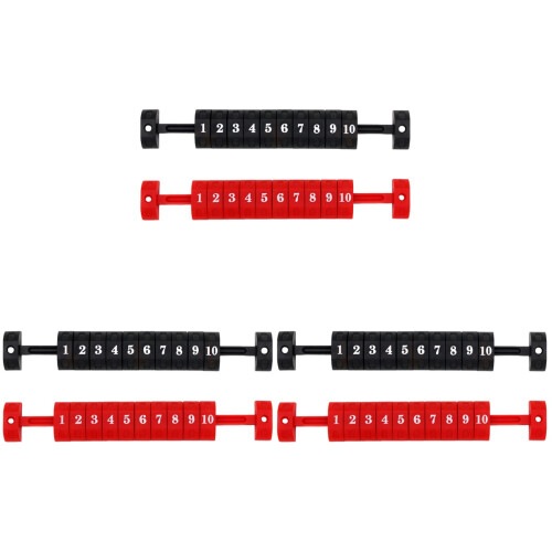 6 Pcs Foosball Score Counters Multifunctional Scorekeeper Bars 1