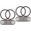 40 Pcs Trumpet Ring Cornet Tuning Slide Rubber Bumper Stoppers 6