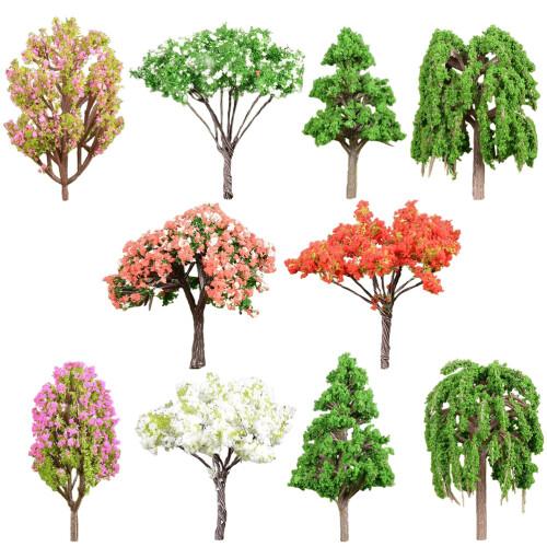 20 Pcs Simulated Tree Ornaments For Sand Table Micro Landscape
