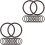 40 Pcs Trumpet Ring Cornet Tuning Slide Rubber Bumper Stoppers 5