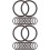 40 Pcs Trumpet Ring Cornet Tuning Slide Rubber Bumper Stoppers 7