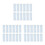 120 Pcs Washi Tape Sample Boards Plastic Cards 7