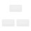 3 Sets Boat Louvered Vent With 4 Screw Marine Flush Thru Replacement 7