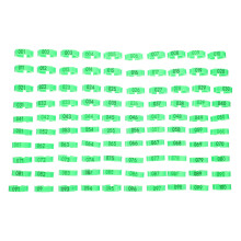 200 Pcs Numbered Chicken Foot Identification Bands Green