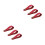 6 Pcs Guitar Strap Holder With Button Lock For Ukulele Bass 6