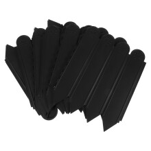 Plastic Tuinrand Omheining Zwart Voor Sierlijke Tuinafscheiding