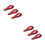 6 Pcs Guitar Strap Holder With Button Lock For Ukulele Bass 7